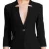 Yellowstone Beth Dutton Black Notch Neck Blazer 510x638 1