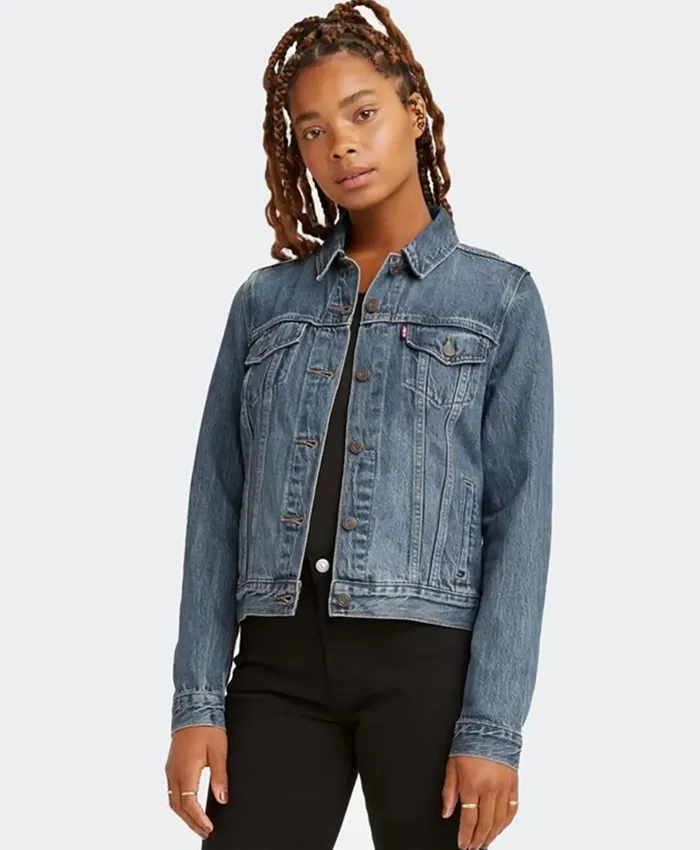 Yellowstone Kelly Reilly Blue Denim Jacket