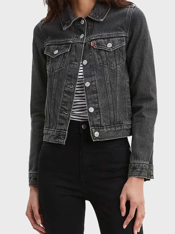 Yellowstone Mia Black Denim Jacket