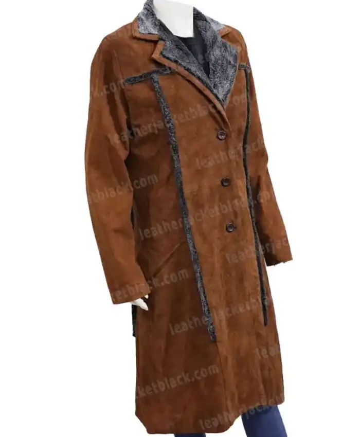 Yellowstone S02 Beth Dutton Leather Trench Coat 2