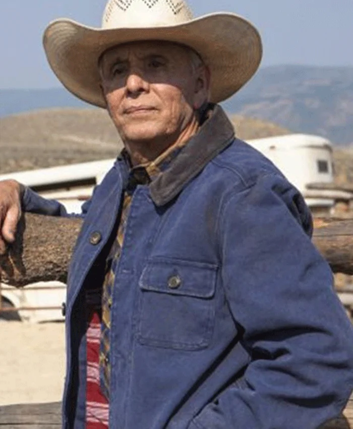 Yellowstone S04 Felix Long Blue Trucker Jacket