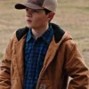 Yellowstone S04 Tate Dutton Brown Hood Jacket