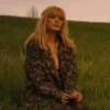 Yellowstone S05 Beth Dutton Wool Floral Coat
