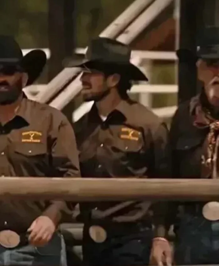 Yellowstone S05 Dutton Ranch Brown Shirt For Sale