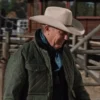 Yellowstone S4 John Dutton Green Quilted Jacket