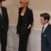Yellowstone Season 5 Kelly Reilly Beth Dutton Black Striped Blazer For Sale