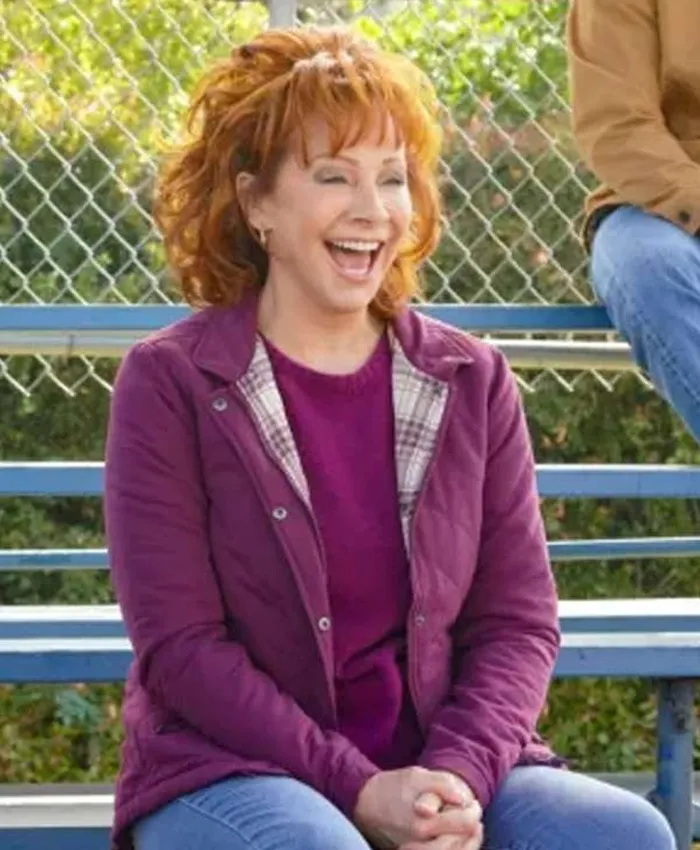 Young Sheldon S03 Reba McEntire Purple Quilted Jacket