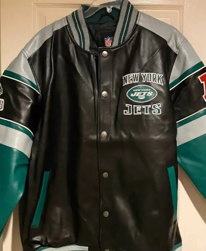Buy NFL New York Jets Leather Jacket