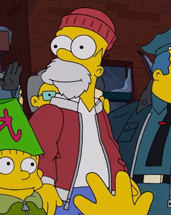 The Simpsons Homer Simpson Red Jacket