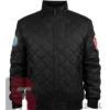Order This Chicago Fire Kara Killmer Black Bomber Quilted Jacket