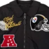 2026 National Football League Pittsburgh Steelers Steel City Football Black MA1 Bomber Jacket