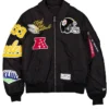 2026 National Football League Pittsburgh Steelers Steel City Football Black MA1 Bomber Jacket Sale