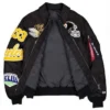 2026 National Football League Pittsburgh Steelers Steel City Football Black MA1 Jacket