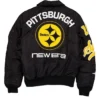 2026 National Football League Pittsburgh Steelers Steel City Football MA1 Bomber Jacket
