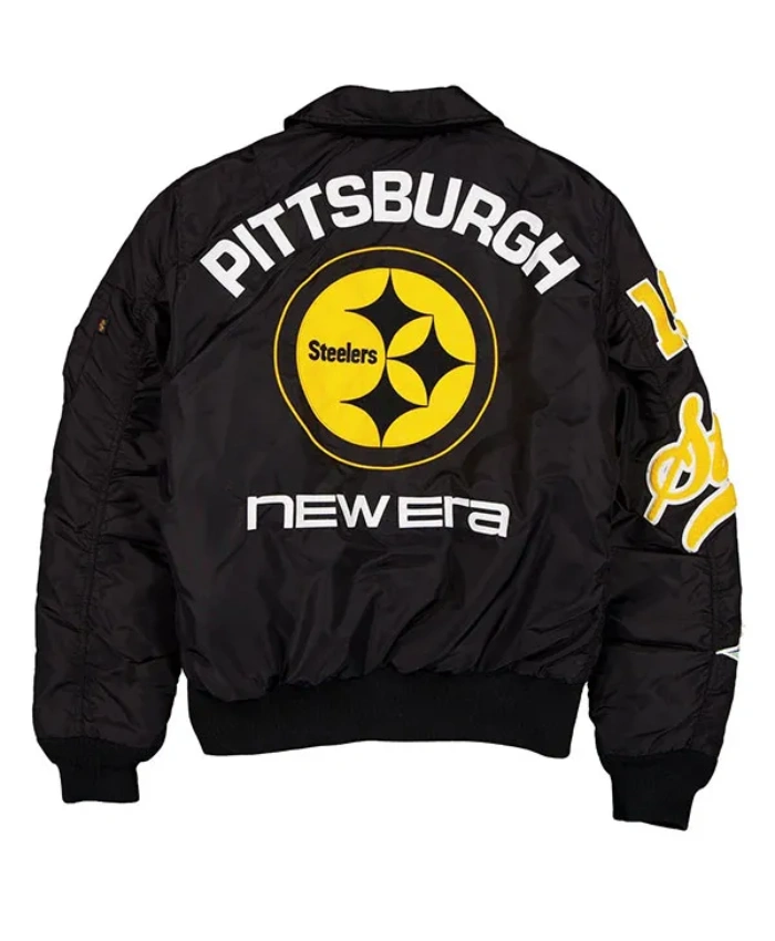 2026 National Football League Pittsburgh Steelers Steel City Football MA1 Bomber Jacket