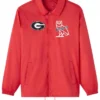 2026 OVO Campus 02 USA Collection OVO University of Georgia Coaches Satin Jacket