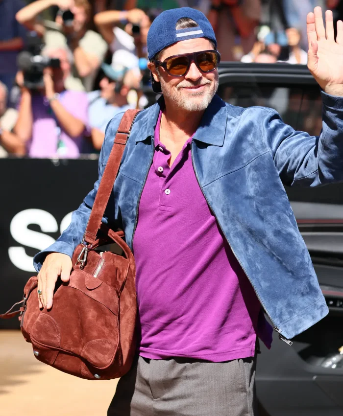 74th San Sebastian International Film Festival 2026 in San Sebastian Brad Pitt Jacket