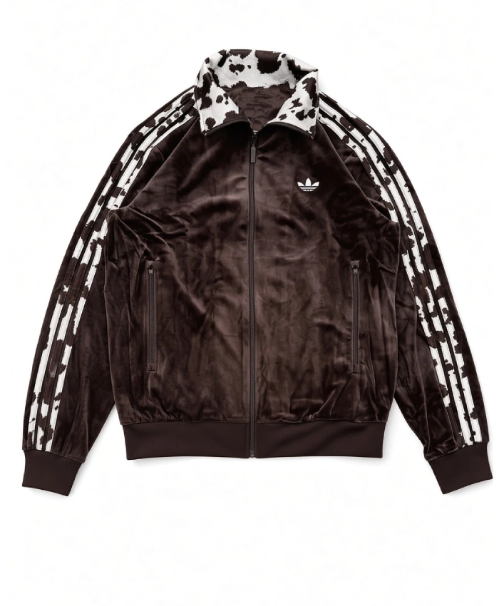 9090 x adidas Cow-Print Track Jacket - Image 2