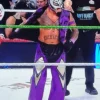 AAA Triple Mania 34 Rey Mysterio Purple Halloween Havoc Wrestling Purple Vest