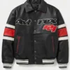 AVIREX Legend Leather Full Snap Black Jacket