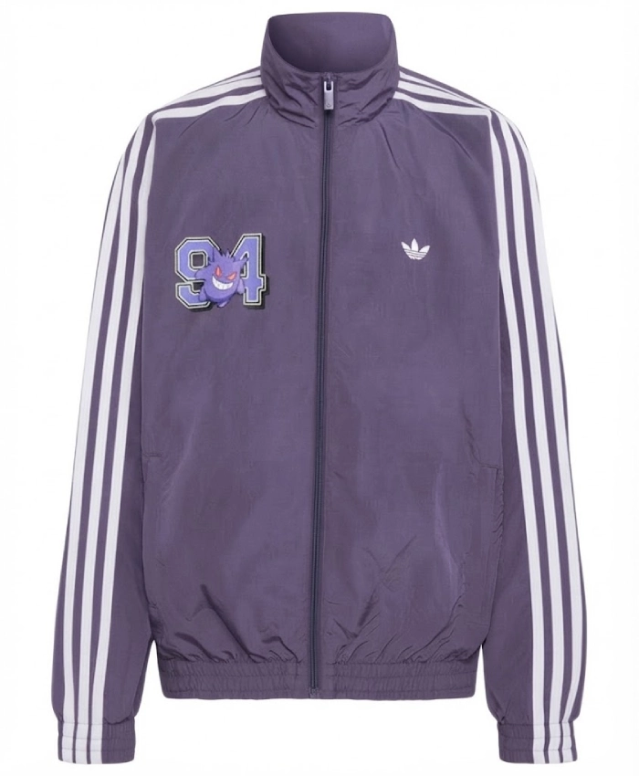 Adidas Pokemon Oversized Purple Jacket for Women