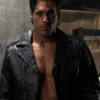 All Elite Wrestling Dynamite Live 2026 Steven Borden Black Leather Jacket