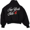 Alpha Industries Black Shawl Collar Flight Jacket For Womens