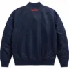 Alpha Industries NASA L2B Gen Satin Bomber Navy Jacket
