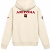Arizona Cardinals Nike Cream Rivalries Collection Standard Issue Sideline Pullover Hoodie