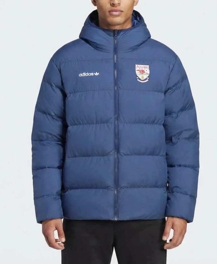 Arsenal Adidas 2627 EQT Blue Hooded Jacket