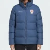 Arsenal Adidas 2627 EQT Blue Puffer Hooded Jacket