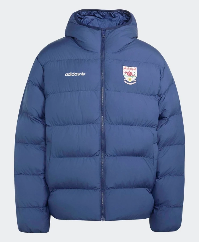 Arsenal Adidas 2627 EQT Puffer Hooded Jacket