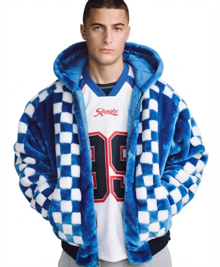 Awake NYs Cold World Collection 2026 Checkerboard Jacket