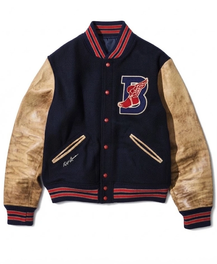 BEAMS x POLO RALPH LAUREN Full Snap Navy Jacket