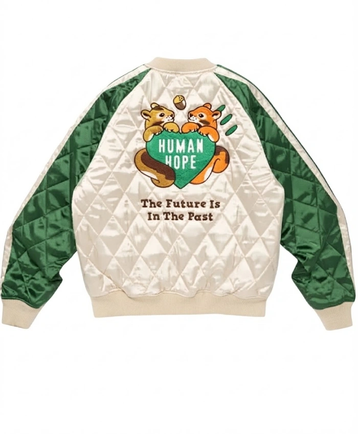 BTS J Hope x Human Made Souvenir Green and White Jacket