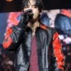 BTS Swimside Event Normal Live Concert 2026 Kim Taehyung Vintage Black Leather USA Jacket