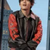 BTS Swimside Event Normal Live Concert 2026 Kim Taehyung Vintage Black Leather USA Jacket Sale