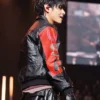 BTS Swimside Event Normal Live Concert Kim Taehyung Vintage Black Leather USA Jacket