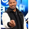 Beat Shazam Jamie Foxx Black and White Bomber Jacket