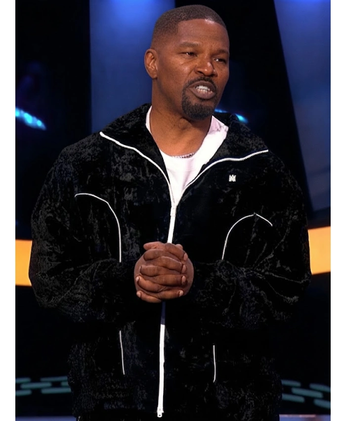 Beat Shazam S08 Jamie Foxx Black Velvet Jacket