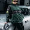 Billie Eilish x Aston Martin Green Bomber Jacket On Sale