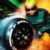 Billie Eilish x Aston Martin Green and Black Jacket On Sale