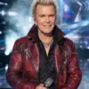 Billy Idol American Idol 2026 Red Leather Jacket On Sale