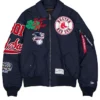 Boston Red Sox Alpha Industries MA1 Flight Satin Jacket