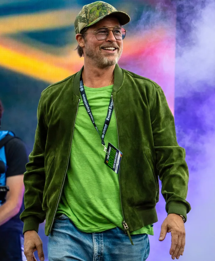 Brad Pitt NASCAR Cup Series Playoffs Bass Pro Shops Night Race 2026 Jacket