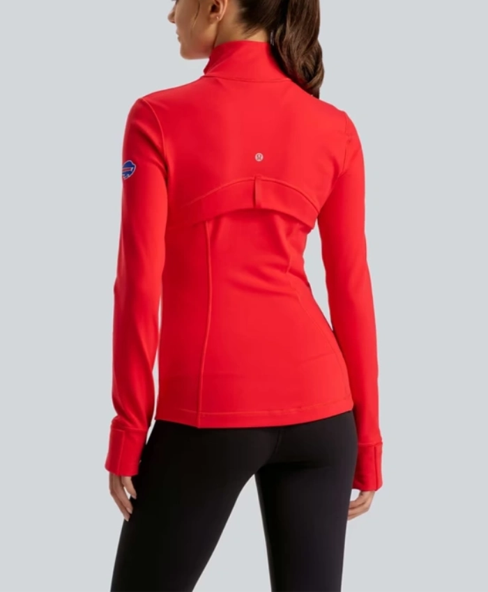 Buffalo Bills lululemon Zip Up Red Jacket For Sale