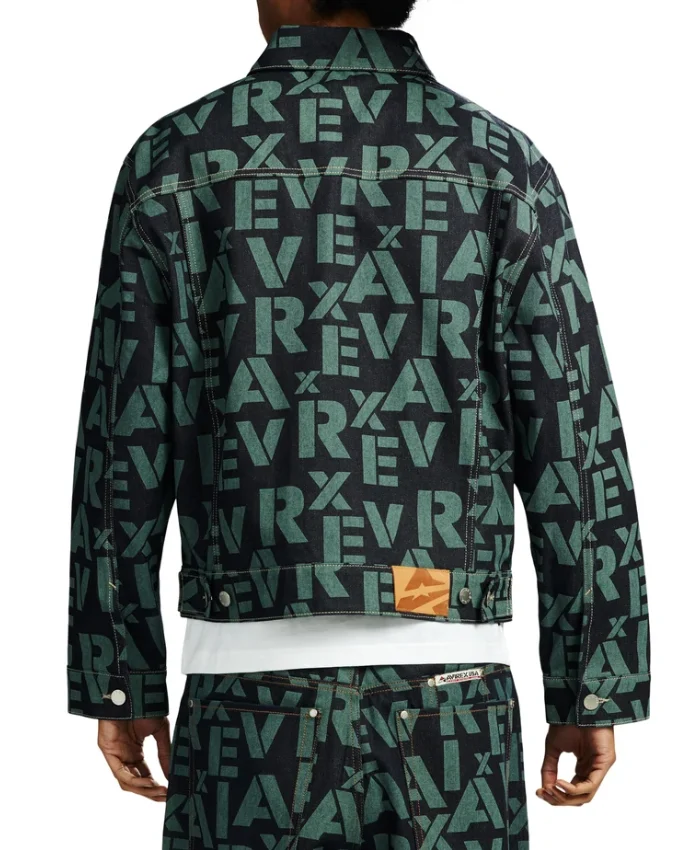 Buy Avirex Monogram Cotton Denim Jacket