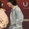 Buy Dune Part Two Press Conference Timothee Chalamet Oversized Leather Jacket