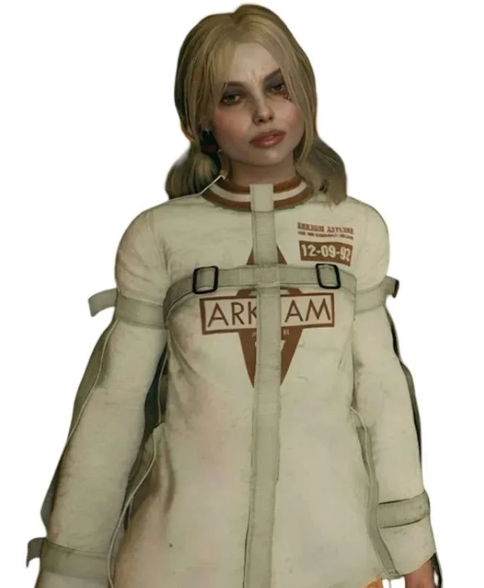Buy Harley Quinn Arkham Asylum Straight Cosplay Costume Jacket