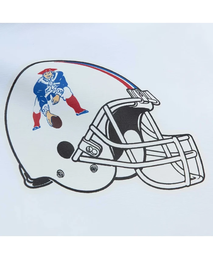 Buy New England Patriots White Team Burst Jacket On Sale